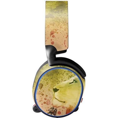 Profile of the Lion of Judah SteelSeries Arctis 3 Skin