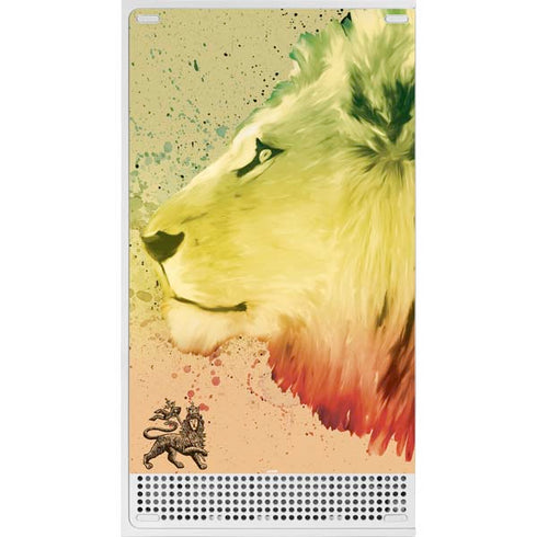 Profile of the Lion of Judah Xbox Series S Console Skin
