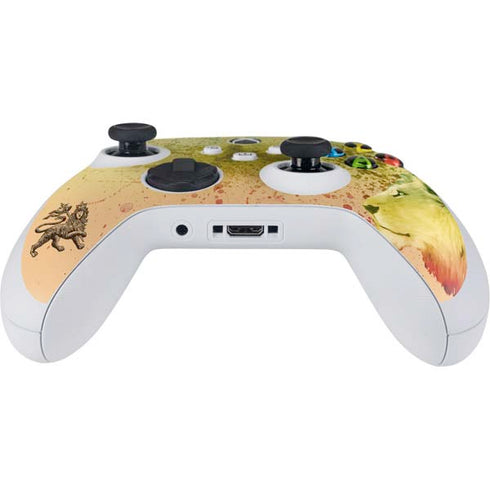 Profile of the Lion of Judah Xbox Series S Controller Skin