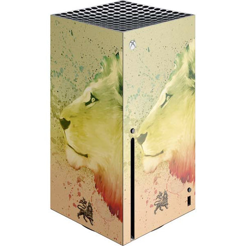 Profile of the Lion of Judah Xbox Series X Console Skin