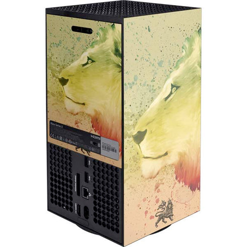 Profile of the Lion of Judah Xbox Series X Console Skin