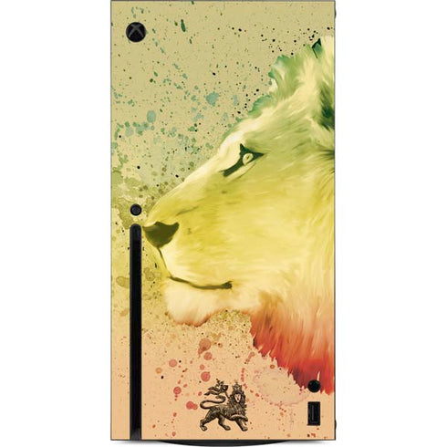 Profile of the Lion of Judah Xbox Series X Console Skin