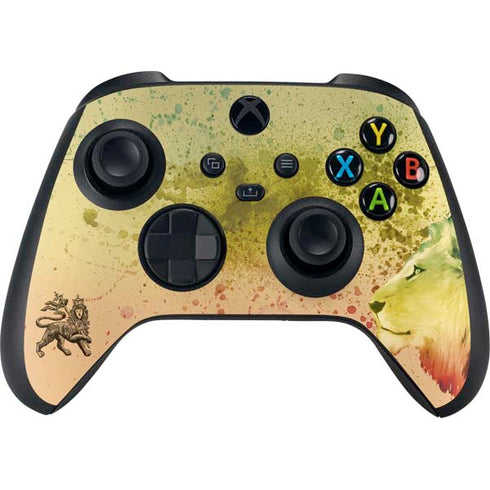 Profile of the Lion of Judah Xbox Series X Controller Skin