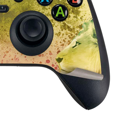 Profile of the Lion of Judah Xbox Series X Controller Skin