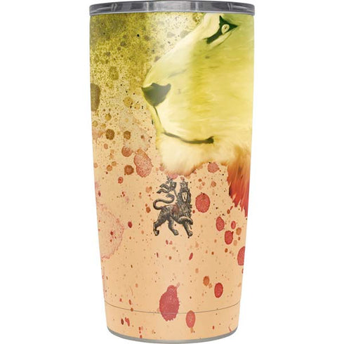 Profile of the Lion of Judah Yeti 20oz Tumbler Skin
