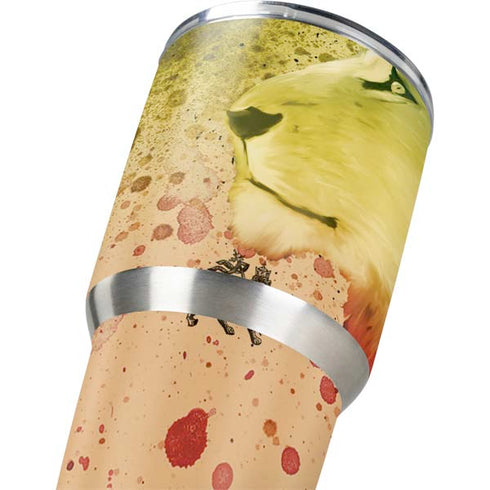 Profile of the Lion of Judah Yeti 30oz Rambler Tumbler Skin