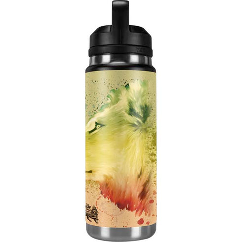 Profile of the Lion of Judah YETI Rambler 26oz Bottle Skin