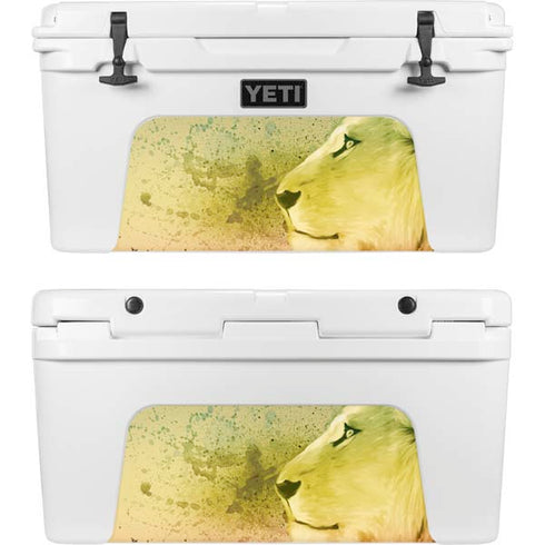 Profile of the Lion of Judah YETI Tundra 75 Hard Cooler Skin