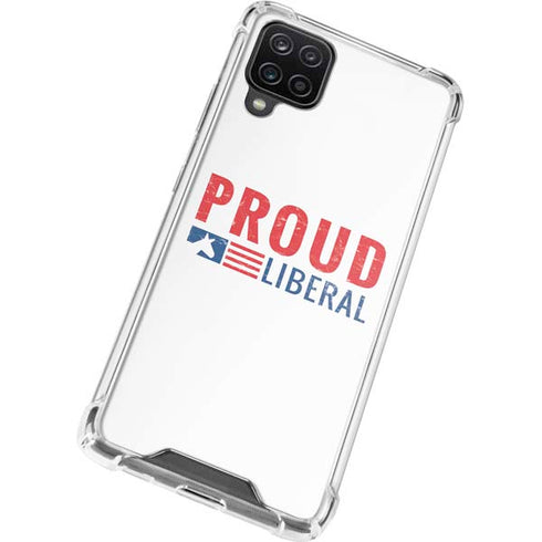 Proud Liberal Galaxy A12 Clear Case