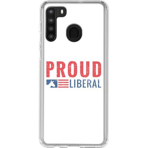Proud Liberal Galaxy A21 Clear Case