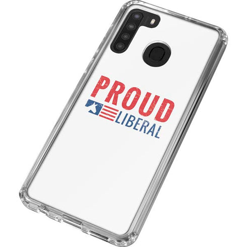 Proud Liberal Galaxy A21 Clear Case