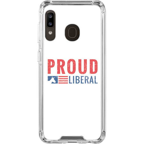 Proud Liberal Galaxy A30 Clear Case