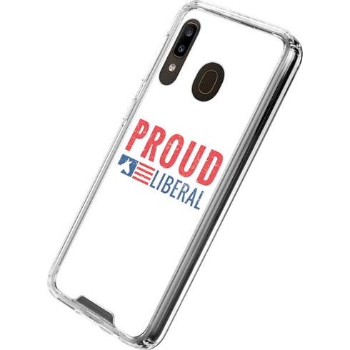 Proud Liberal Galaxy A30 Clear Case