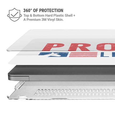 Proud Liberal MacBook Pro 16in (2021-25) Case plus Skin