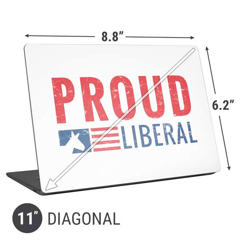 Proud Liberal Universal Laptop 11in (8.8 x 6.2in) Skin