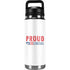 Proud Liberal YETI Rambler 26oz Bottle Skin