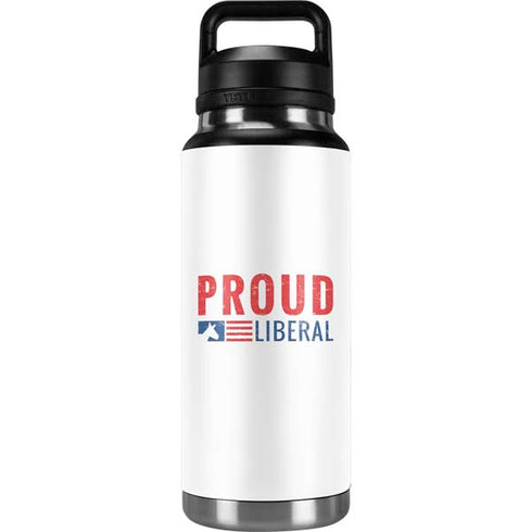 Proud Liberal YETI Rambler 36oz Bottle Skin