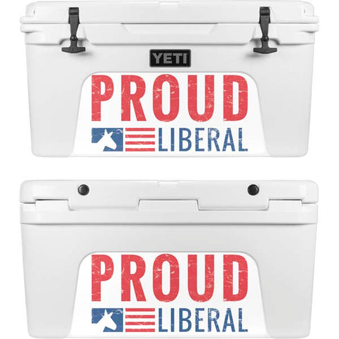 Proud Liberal YETI Tundra 75 Hard Cooler Skin