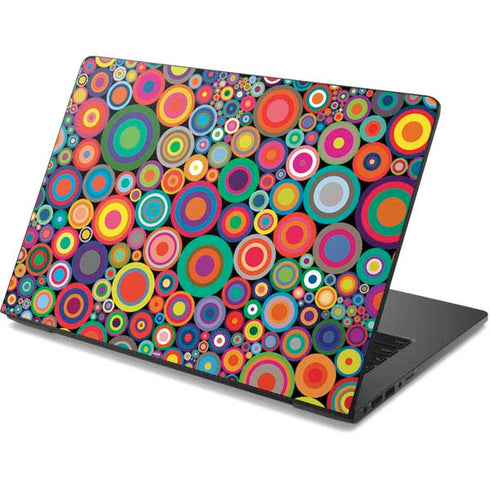 Psychedelic Circles Dell Chromebook Skin
