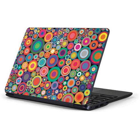 Psychedelic Circles Samsung Chromebook Skin