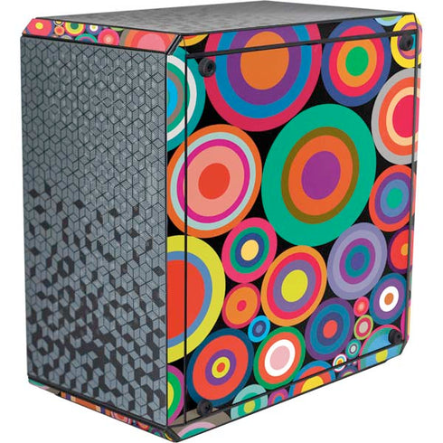 Psychedelic Circles Cooler Master MasterBox Q300L Mini Tower Skin