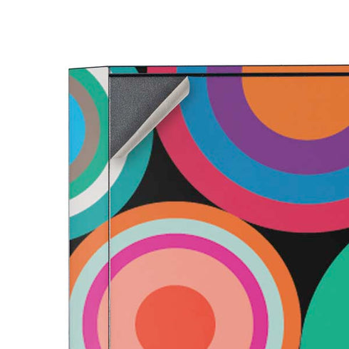 Psychedelic Circles Corsair 4000D Tempered Glass Mid-Tower ATX Case Skin