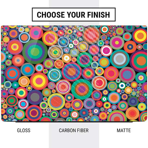 Psychedelic Circles Dell Vostro Skin