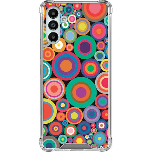 Psychedelic Circles Galaxy A13 5G Clear Case