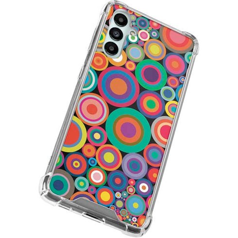 Psychedelic Circles Galaxy A15 5G Clear Case
