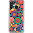 Psychedelic Circles Galaxy A21 Clear Case