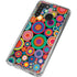 Psychedelic Circles Galaxy A21 Clear Case