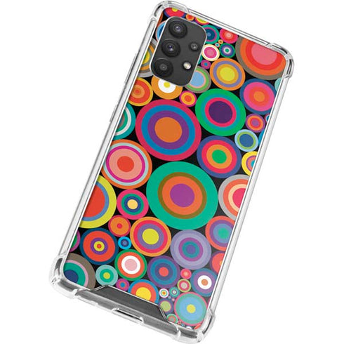 Psychedelic Circles Galaxy A32 5G Clear Case