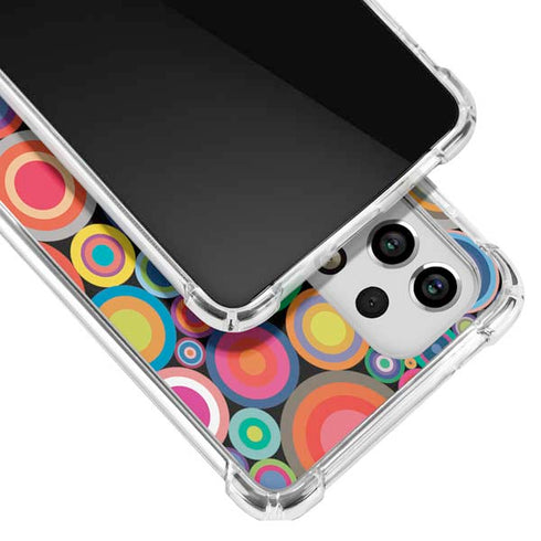 Psychedelic Circles Galaxy A53 5G Clear Case