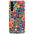 Psychedelic Circles Galaxy A54 5G Clear Case