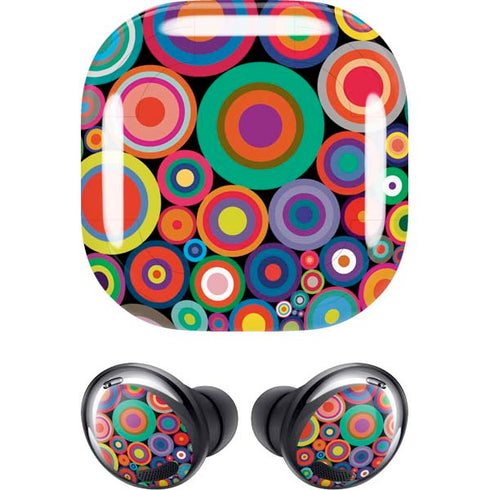 Psychedelic Circles Galaxy Buds Pro Skin