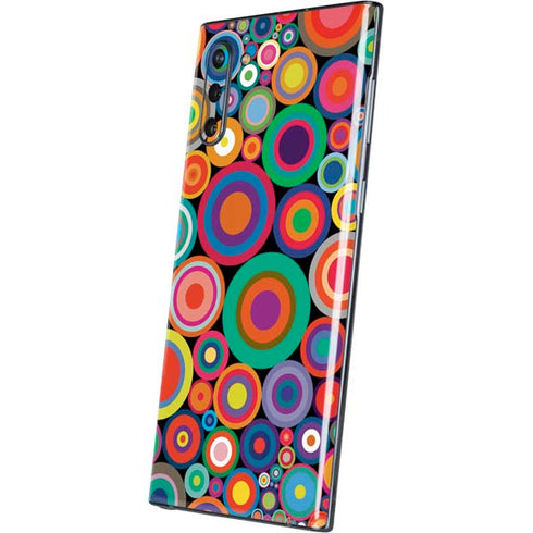 Psychedelic Circles Galaxy Note 10 Skin