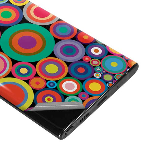 Psychedelic Circles Galaxy Note 10 Skin