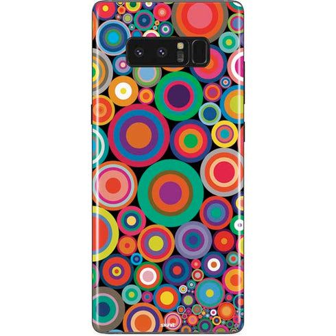 Psychedelic Circles Galaxy Note 8 Skin