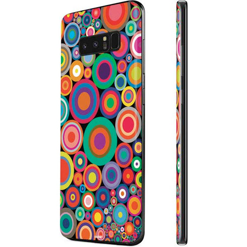 Psychedelic Circles Galaxy Note 8 Skin