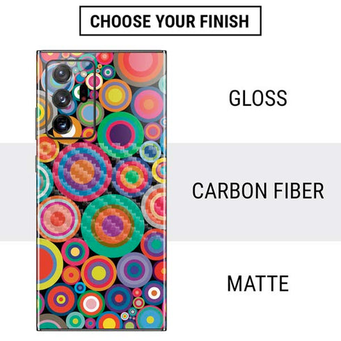 Psychedelic Circles Galaxy Note20 Ultra 5G Skin