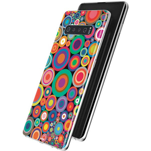 Psychedelic Circles Galaxy S10 Plus Skin