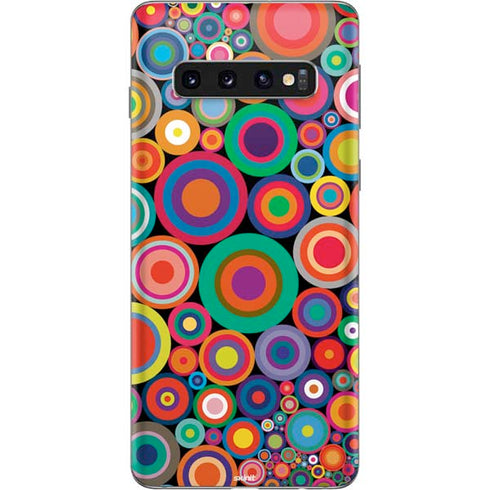 Psychedelic Circles Galaxy S10 Skin