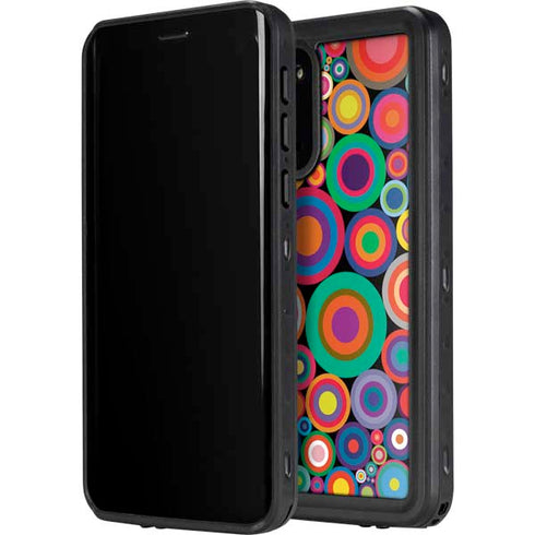 Psychedelic Circles Galaxy S20 Plus Waterproof Case