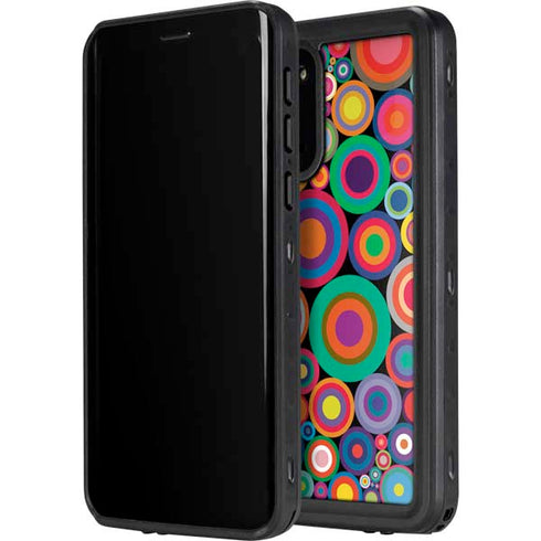 Psychedelic Circles Galaxy S20 Waterproof Case