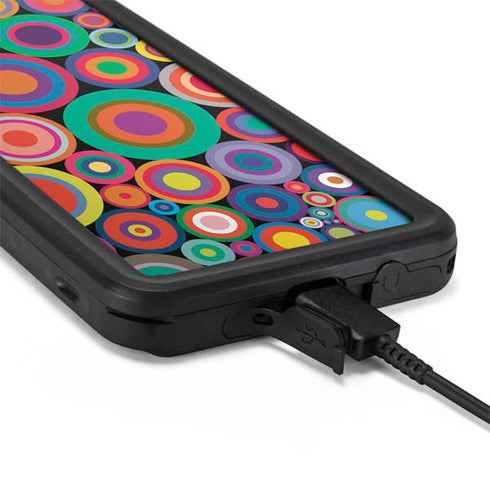 Psychedelic Circles Galaxy S20 Waterproof Case