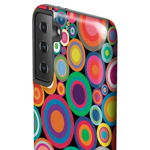 Psychedelic Circles Galaxy S21 FE Pro Case