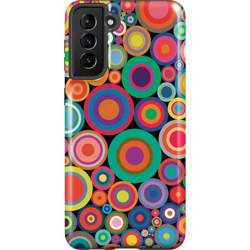 Psychedelic Circles Galaxy S21 Plus 5G Pro Case