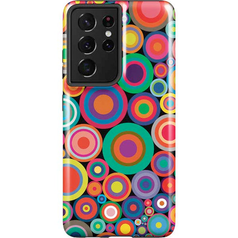 Psychedelic Circles Galaxy S21 Ultra 5G Pro Case