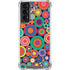Psychedelic Circles Galaxy S22 Clear Case