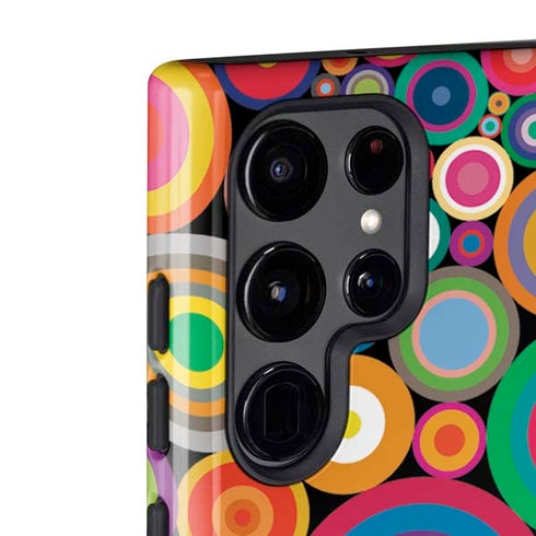Psychedelic Circles Galaxy S22 Ultra Pro Case